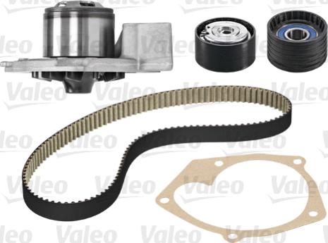 Valeo 614549 - Water Pump & Timing Belt Set autospares.lv