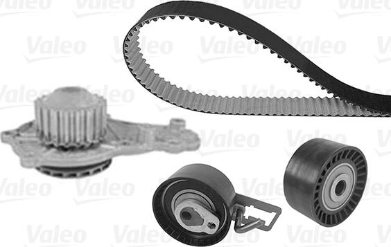 Valeo 614574 - Water Pump & Timing Belt Set autospares.lv