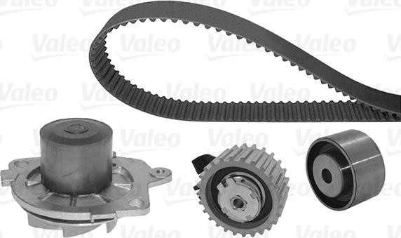 Valeo 614654 - Water Pump & Timing Belt Set autospares.lv