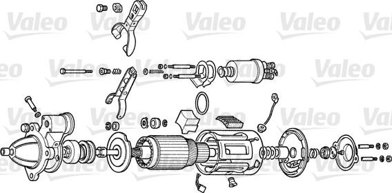 Valeo 6215A - Starter autospares.lv