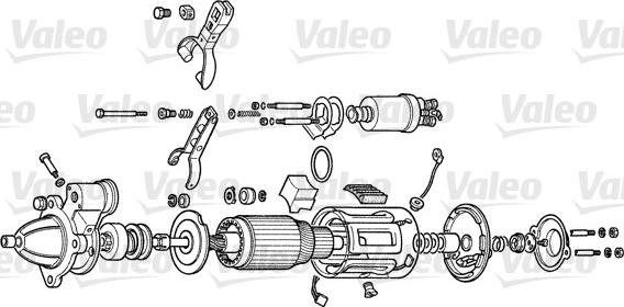 Valeo 6212B - Starter autospares.lv