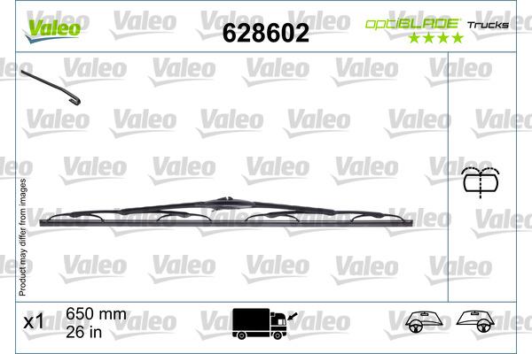 Valeo 628602 - Wiper Blade autospares.lv