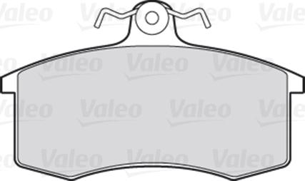 Valeo 670406 - Brake Pad Set, disc brake autospares.lv