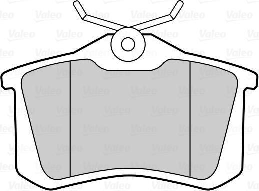 Valeo 670474 - Brake Pad Set, disc brake autospares.lv