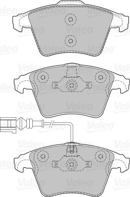 Valeo 670652 - Brake Pad Set, disc brake autospares.lv