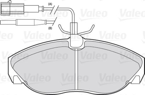 Valeo 670070 - Brake Pad Set, disc brake autospares.lv