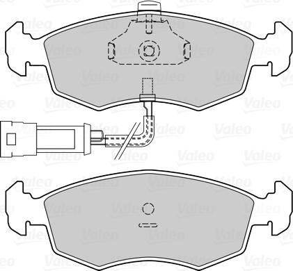 Valeo 670120 - Brake Pad Set, disc brake autospares.lv