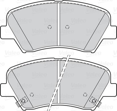 Valeo 670294 - Brake Pad Set, disc brake autospares.lv