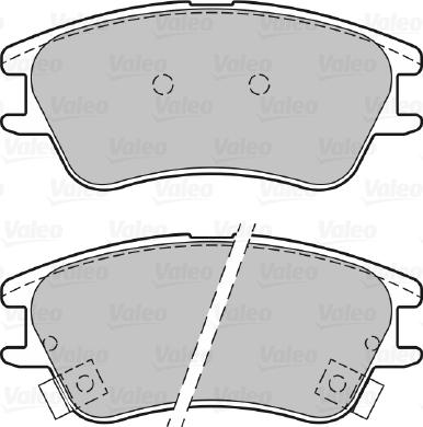 Valeo 670708 - Brake Pad Set, disc brake autospares.lv