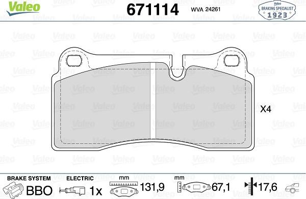 Remsa BPM0983.21 - Brake Pad Set, disc brake autospares.lv