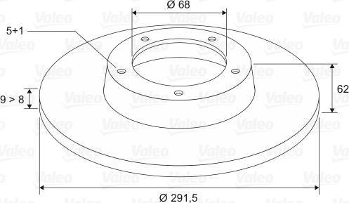 Valeo 197106 - Brake Disc autospares.lv