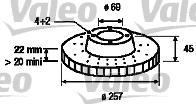 Valeo 186440 - Brake Disc autospares.lv