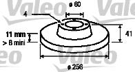 Valeo 186591 - Brake Disc autospares.lv