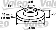 Valeo 186858 - Brake Disc autospares.lv