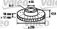 Valeo 186875 - Brake Disc autospares.lv