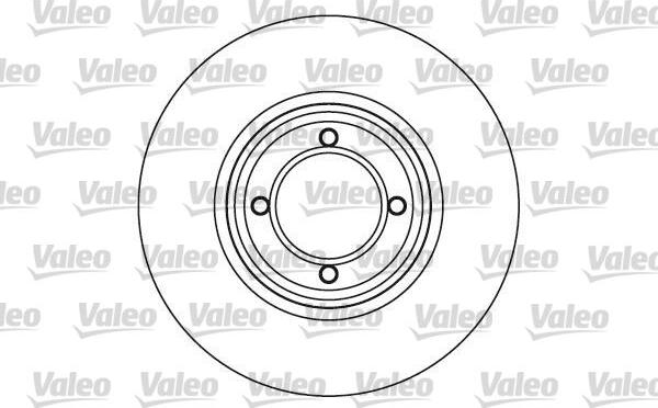 Valeo 186202 - Brake Disc autospares.lv