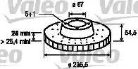 Valeo 186751 - Brake Disc autospares.lv