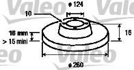 Valeo 187152 - Brake Disc autospares.lv