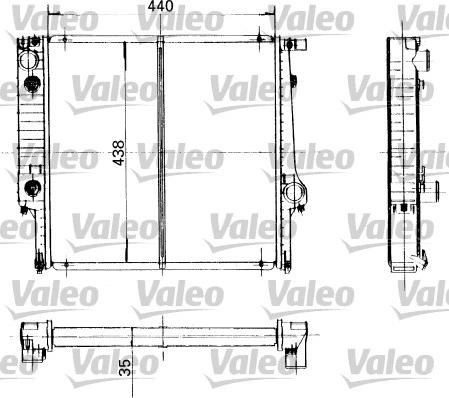 Valeo 819400 - Radiator, engine cooling autospares.lv