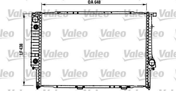 Valeo 819419 - Radiator, engine cooling autospares.lv