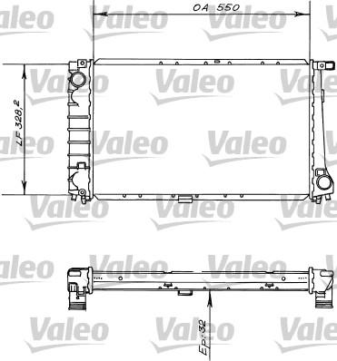 Valeo 819414 - Radiator, engine cooling autospares.lv