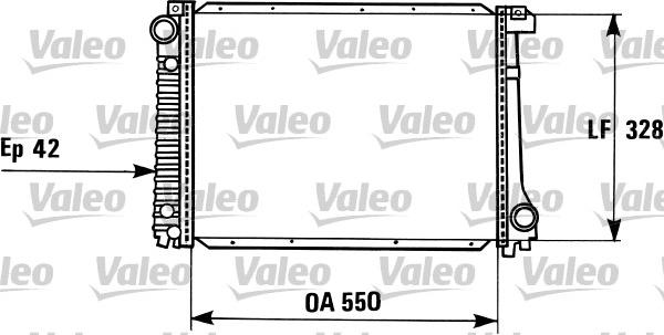Valeo 819415 - Radiator, engine cooling autospares.lv