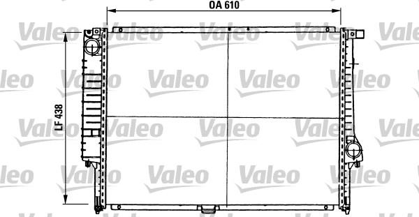 Valeo 819416 - Radiator, engine cooling autospares.lv