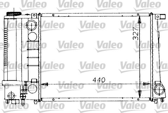 Valeo 819410 - Radiator, engine cooling autospares.lv