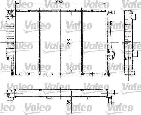 Valeo 819418 - Radiator, engine cooling autospares.lv