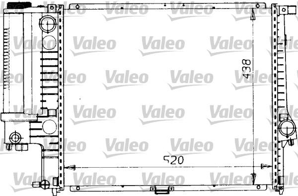 Valeo 819412 - Radiator, engine cooling autospares.lv