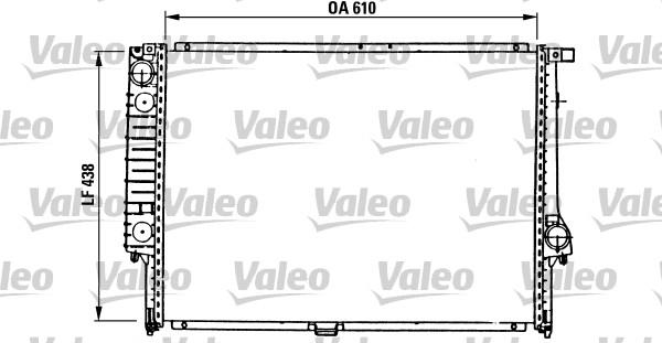 Valeo 819417 - Radiator, engine cooling autospares.lv