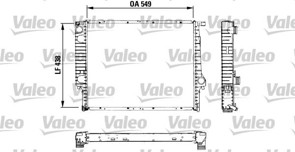 Valeo 819422 - Radiator, engine cooling autospares.lv