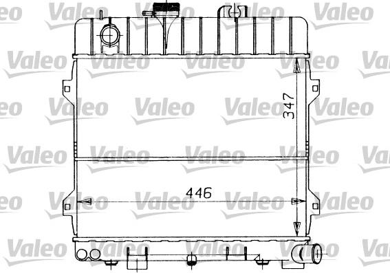 Valeo 819391 - Radiator, engine cooling autospares.lv