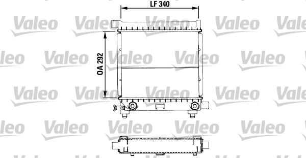 Valeo 819368 - Radiator, engine cooling autospares.lv