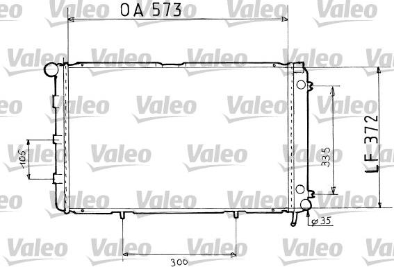 Valeo 819367 - Radiator, engine cooling autospares.lv