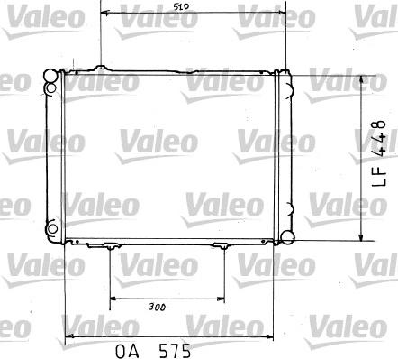 Valeo 819385 - Radiator, engine cooling autospares.lv