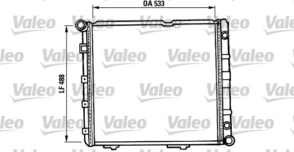 Valeo 819387 - Radiator, engine cooling autospares.lv