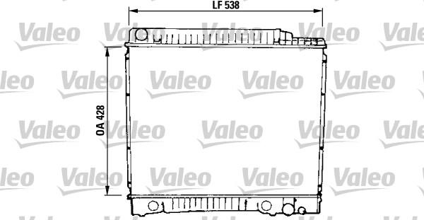 Valeo 819379 - Radiator, engine cooling autospares.lv