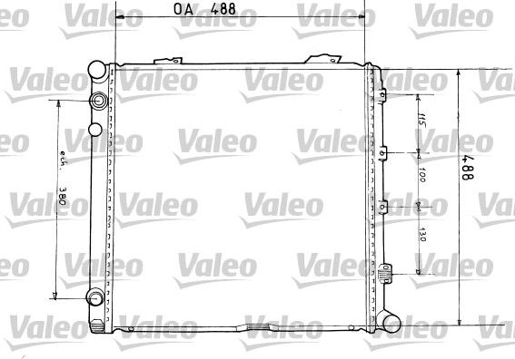 Valeo 819373 - Radiator, engine cooling autospares.lv