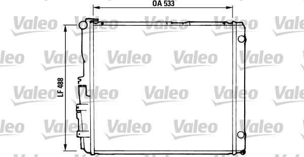 Valeo 819377 - Radiator, engine cooling autospares.lv