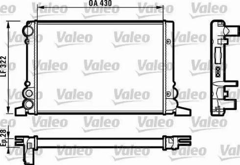 BEHR 8MK 376 715-071 - Radiator, engine cooling autospares.lv