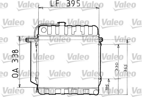Valeo 819204 - Radiator, engine cooling autospares.lv
