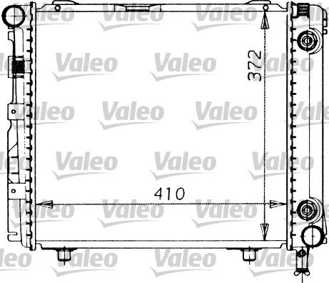 Valeo 819201 - Radiator, engine cooling autospares.lv