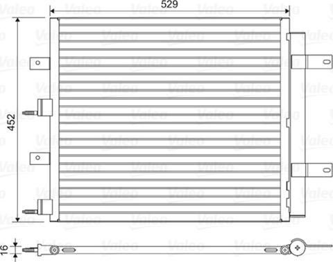 Valeo 814196 - Condenser, air conditioning autospares.lv