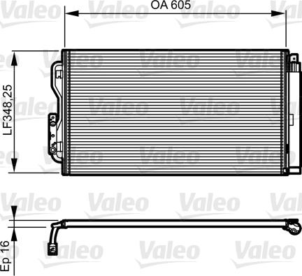 Valeo 814190 - Condenser, air conditioning autospares.lv