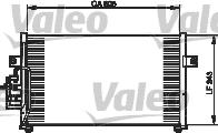 Valeo 814334 - Condenser, air conditioning autospares.lv