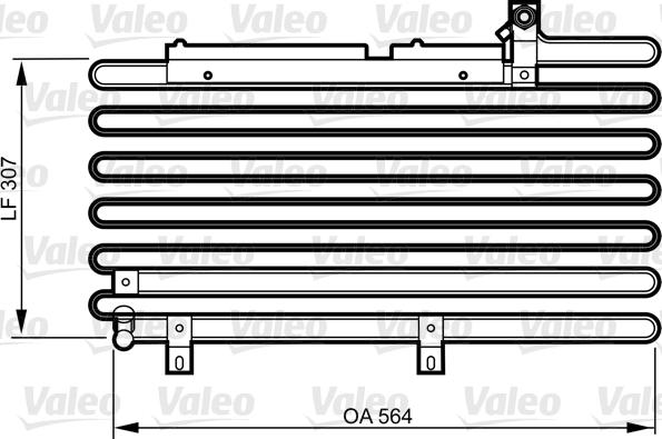 Valeo 814295 - Condenser, air conditioning autospares.lv