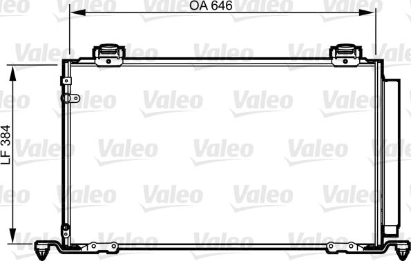 Valeo 814209 - Condenser, air conditioning autospares.lv