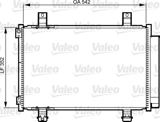 Valeo 814219 - Condenser, air conditioning autospares.lv