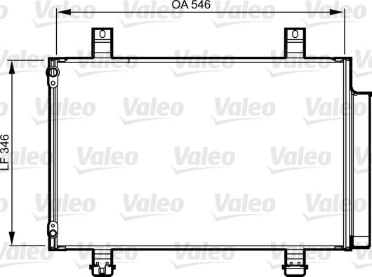 Valeo 814237 - Condenser, air conditioning autospares.lv